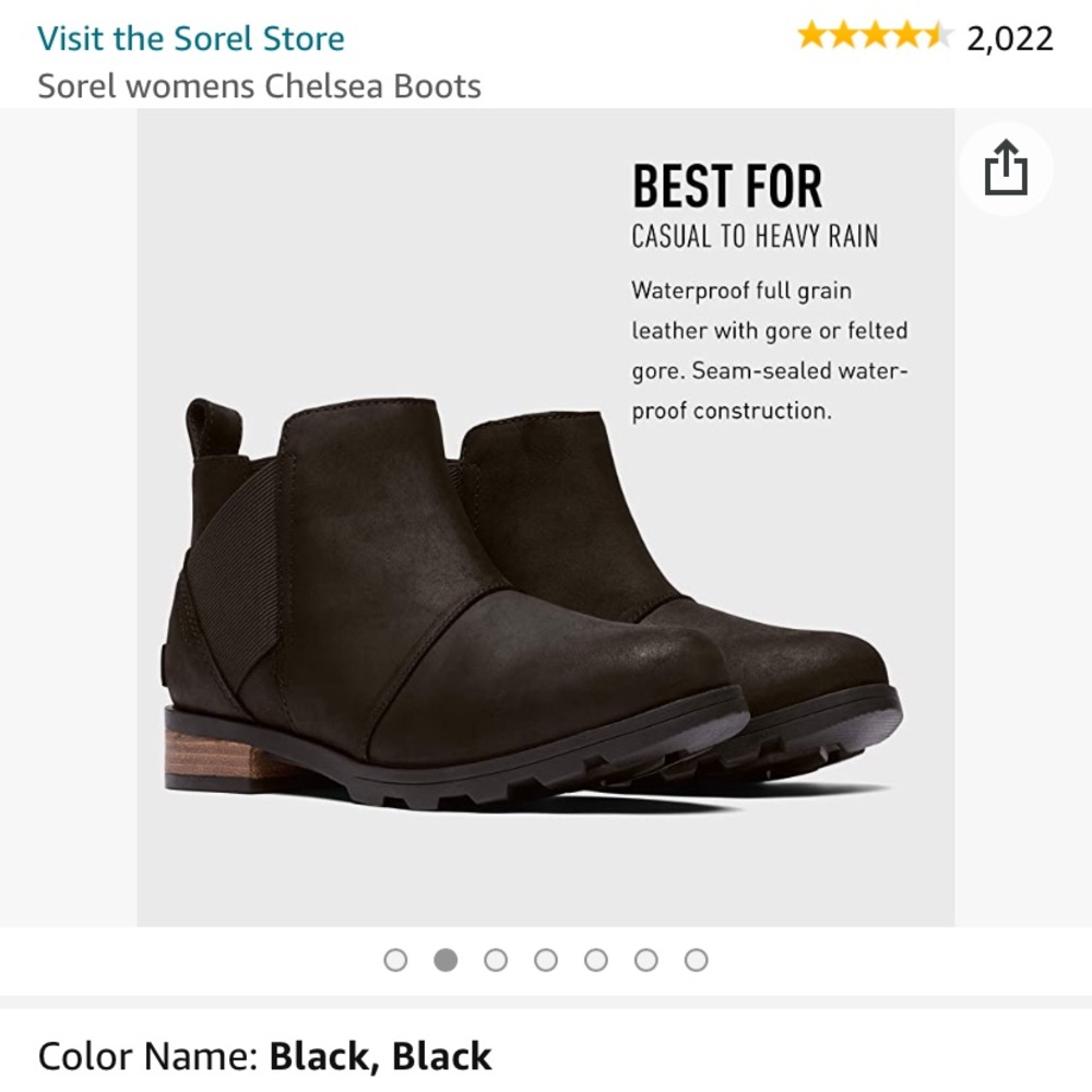 VGUC Sorel Emelie boots